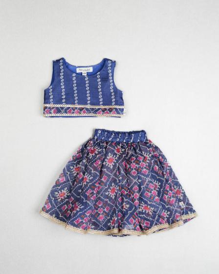 Kota Checks Top and Skirt